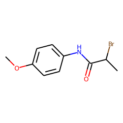Propanamide, N-(4-methoxyphenyl)-2-bromo-