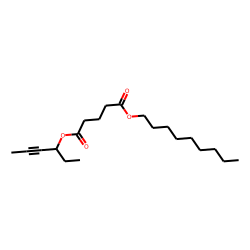 Glutaric acid, hex-4-yn-3-yl nonyl ester