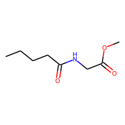 n-Valerylglycine, methyl ester