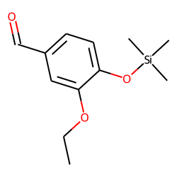 3-ethoxy-4-(trimethylsyliloxy)benzaldehyde