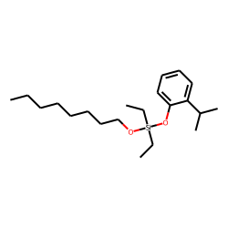 Silane, diethyl(2-isopropylphenoxy)octyloxy-