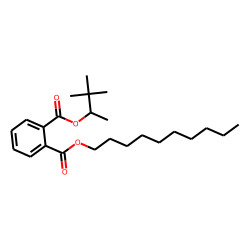 Phthalic acid, decyl 3,3-dimethylbut-2-yl ester