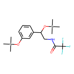 Norfenephrine, N-TFA-O-TMS
