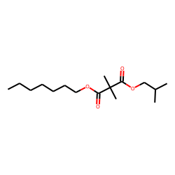 Dimethylmalonic acid, heptyl isobutyl ester