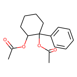 1-Phenylcyclohexane-cis-1,2-diol-diacetate
