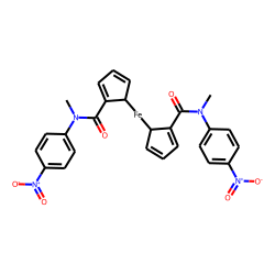 1,1'-Bis[n-methyl-n-(4-nitrophenyl)-carboxamido] ferrocene