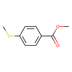 4-Mercaptobenzoic acid, S-methyl-, methyl ester