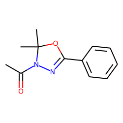 5,5-Dimethyl-2-phenyl-4-acetyl-1,3,4-oxadiazoline