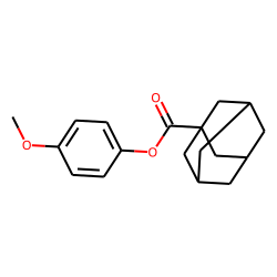 1-Adamantanecarboxylic acid, 4-methoxyphenyl ester