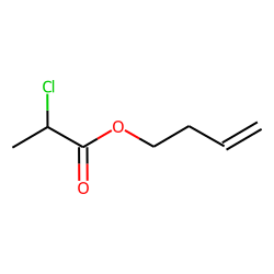 Propanoic acid, 2-chloro, 3-butenyl ester