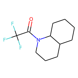 trans-Decahydroquinoline, N-trifluoroacetyl-