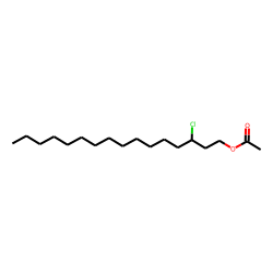 1-Hexadecanol, 3-chloro, acetate