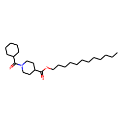 Isonipecotic acid, N-(cyclohexylcarbonyl)-, dodecyl ester