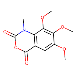 4H-3,1-benzoxazine-2,4(1h)-dione, 6,7,8-trimethoxy-n-methyl-