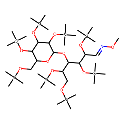Maltose, octakis(trimethylsilyl) ether, methyloxime (isomer 1)