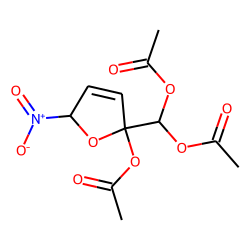 5-Nitro-2-acetoxy-2,5-dihydrofurfural diacetate