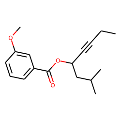 m-Anisic acid, 2-methyloct-5-yn-4-yl ester