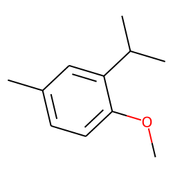 Benzene, 1-methoxy-4-methyl-2-(1-methylethyl)-
