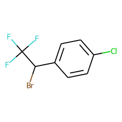 Benzene, 1-chloro-4-(1-bromo-2,2,2-trifluoroethyl)