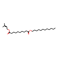 Sebacic acid, dodecyl 3-methylbut-2-enyl ester