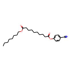 Sebacic acid, 4-cyanophenyl octyl ester