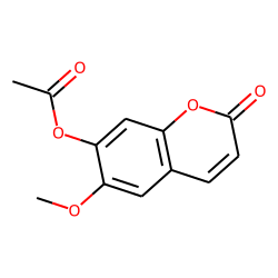 Scopoletin, O-acetyl-