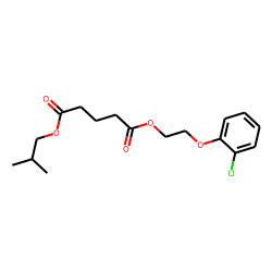Glutaric acid, 2-(2-chlorophenoxy)ethyl isobutyl ester