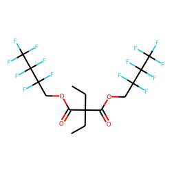 Diethylmalonic acid, di(2,2,3,3,4,4,4-heptafluorobutyl) ester