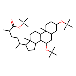 3«alpha»,7«alpha»-Dihydroxy-5«beta»-cholestanoic acid, MeTMS