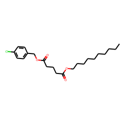 Glutaric acid, 4-chlorobenzyl decyl ester