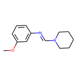 Methanimine, 1-(1-piperidinyl), N-(3-methoxyphenyl)