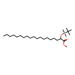 2-Hydroxy-nonadecanoic, methyl ester, 2-tBDMS ether