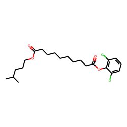 Sebacic acid, 2,6-dichlorophenyl isohexyl ester