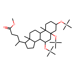 3-«alpha»,5-«beta»,7-«beta»-Trihydroxy-5-«beta»-cholic acid, methyl ester, TMS