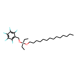 Silane, diethyl(pentafluorobenzyloxy)tetradecyloxy-