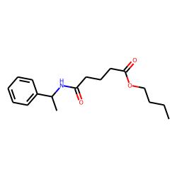 Glutaric acid, monoamide, N-(1-phenylethyl)-, butyl ester