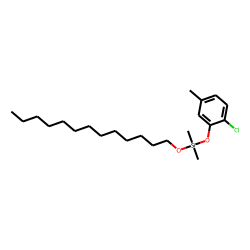 Silane, dimethyl(2-chloro-5-methylphenoxy)tridecyloxy-