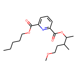 2,6-Pyridinedicarboxylic acid, 5-methoxy-3-methylpent-2-yl pentyl ester