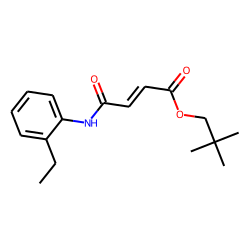 Fumaric acid, monoamide, N-(2-ethylphenyl)-, neopentyl ester