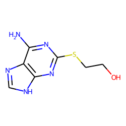 Ethanol, 2-[(6-amino-9h-purin-2-yl)thio]-