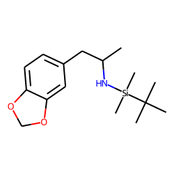 (.+/-.)-3,4-Methylenedioxyamphetamine, N-(tert-butyldimethylsilyl)-