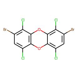 Dibenzodioxin, 2,8-dibromo-, 1,4,6,9-tetrachloro-