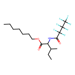 L-Isoleucine, N-heptafluorobutyryl-, heptyl ester