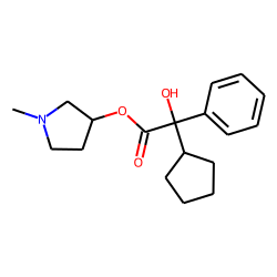 Cyclopentyl-hydroxy-phenyl-acetic acid 1-methyl-pyrrolidin-3-yl ester
