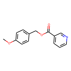 Nicotinic acid, (4-methoxyphenyl)methyl ester