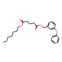Glutaric acid, heptyl 3-phenoxybenzyl ester