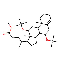 4-Cholenoic acid, 7-«alpha»,12-«alpha»-dihydroxy, methyl ester, TMS