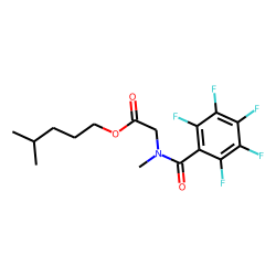 Sarcosine, n-pentafluorobenzoyl-, isohexyl ester