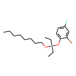 Silane, diethyl(2-bromo-4-fluorophenoxy)octyloxy-