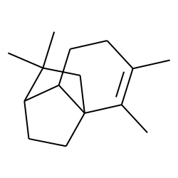 6S-2,3,8,8-Tetramethyltricyclo[5.2.2.0(1,6)]undec-2-ene